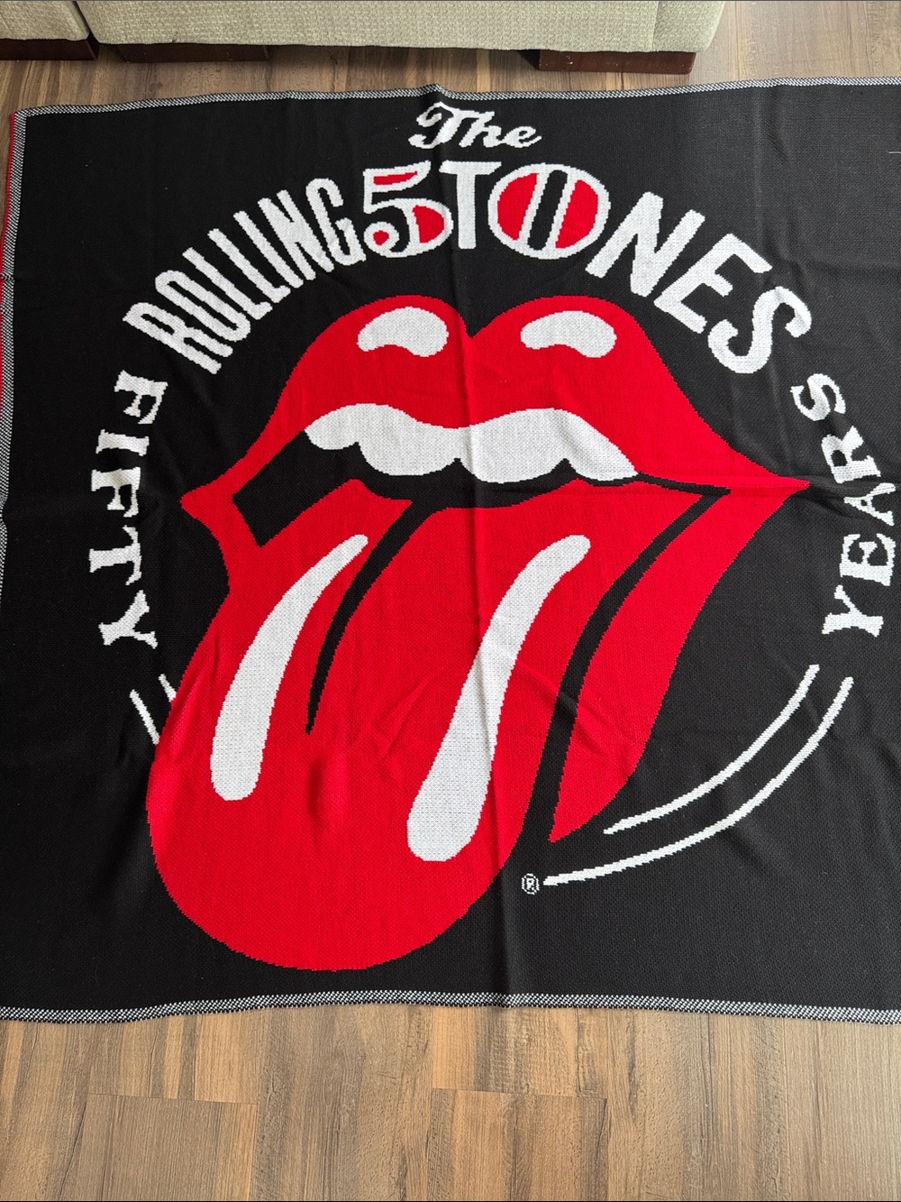 Rolling Stones 50th Anniversary blanket